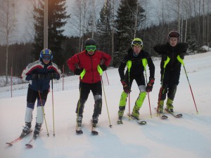 NCSC puikkaryhmää tuumaus tauolla. Vesa Arkko, Jukka ikonen, Patrik Joutsen, Aleksi Koskela                                      